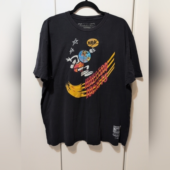 Mitchell & Ness Other - Mitchell & Ness Black Houston Rockets Graphic T-Shirt